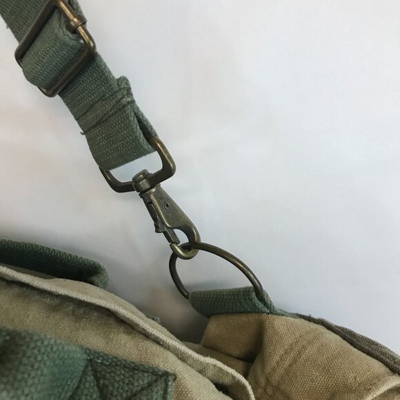 Woolrich World Travel Adventures Canvas Duffle Soft/Base Ball Carry Bag 28"X16" - Picture 10 of 16